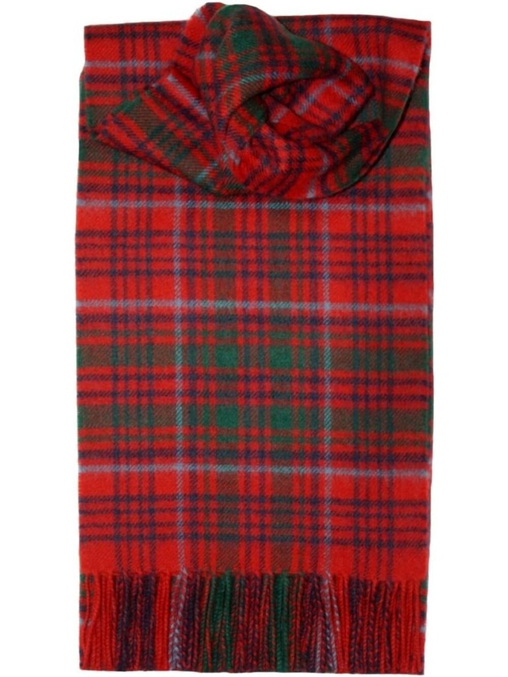 Cozy Lambswool Scarf in Grant Tartan Pattern | Warm & Stylish Accessory